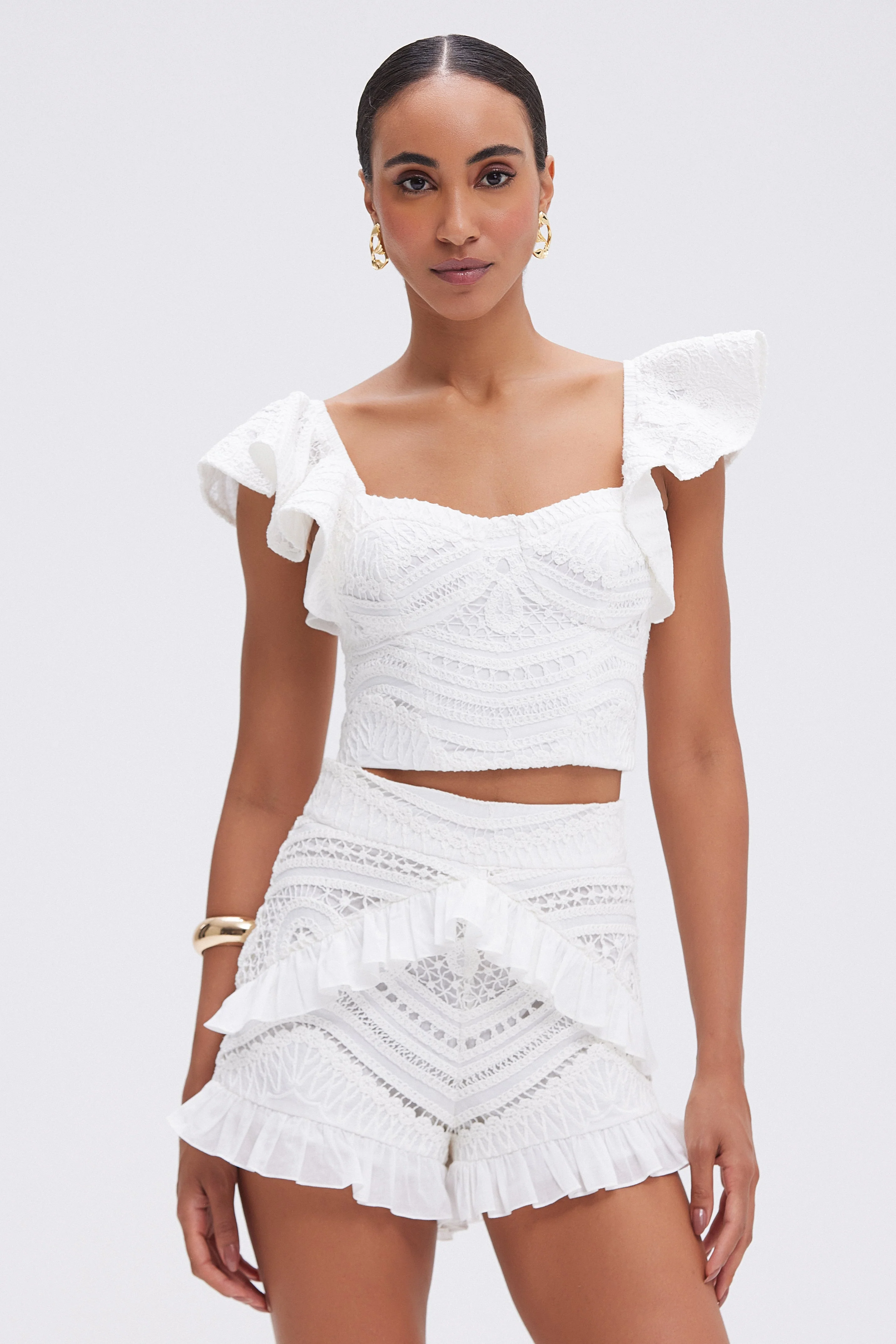 RHYTHMIC LACE SHORT