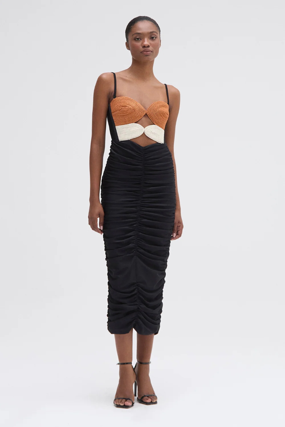 BRAIDED MIDI DRESS