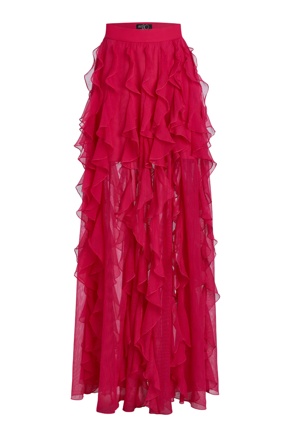 Ruffle Maxi Skirt
