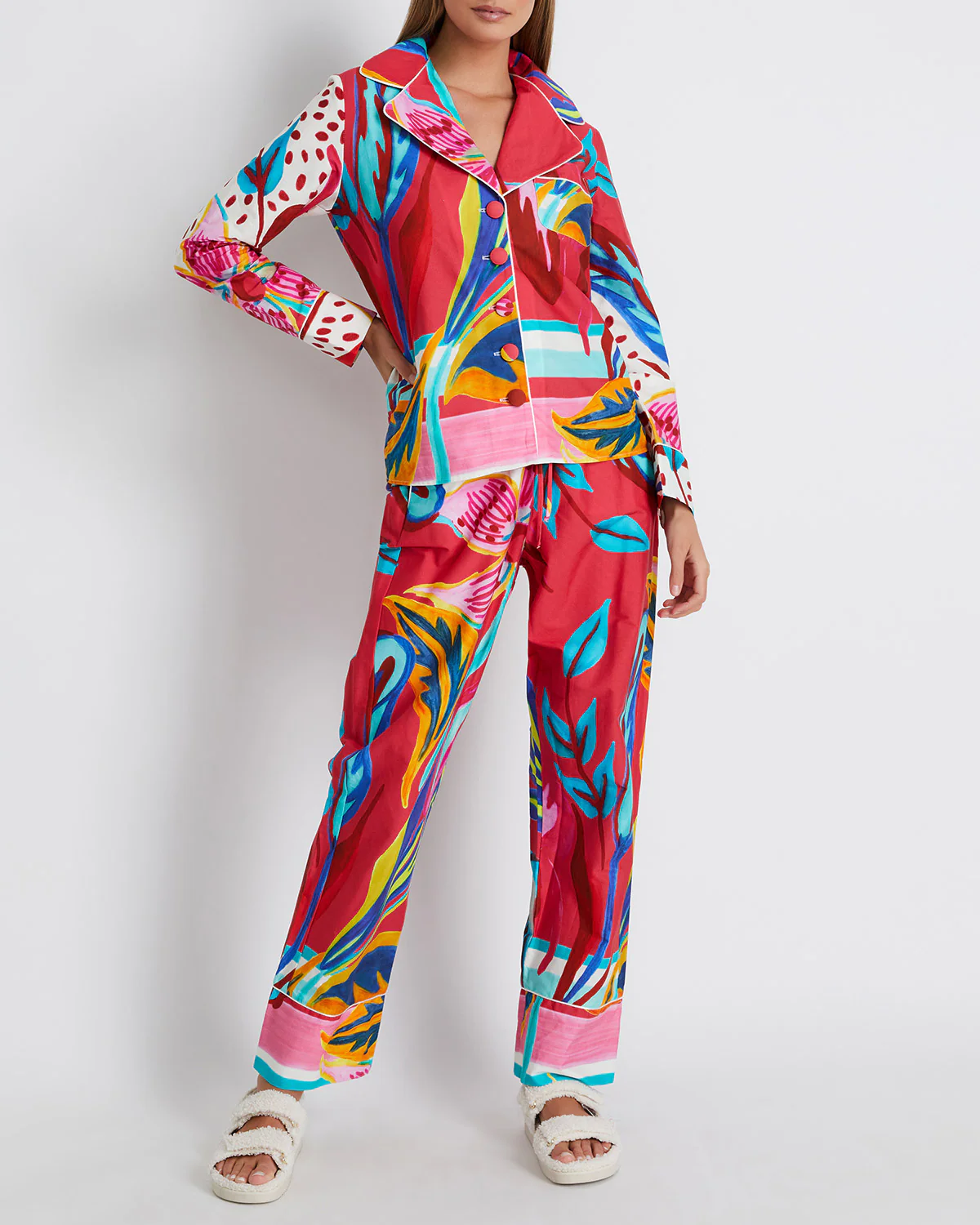Flora Long Sleeve Pajama Set (FINAL SALE)
