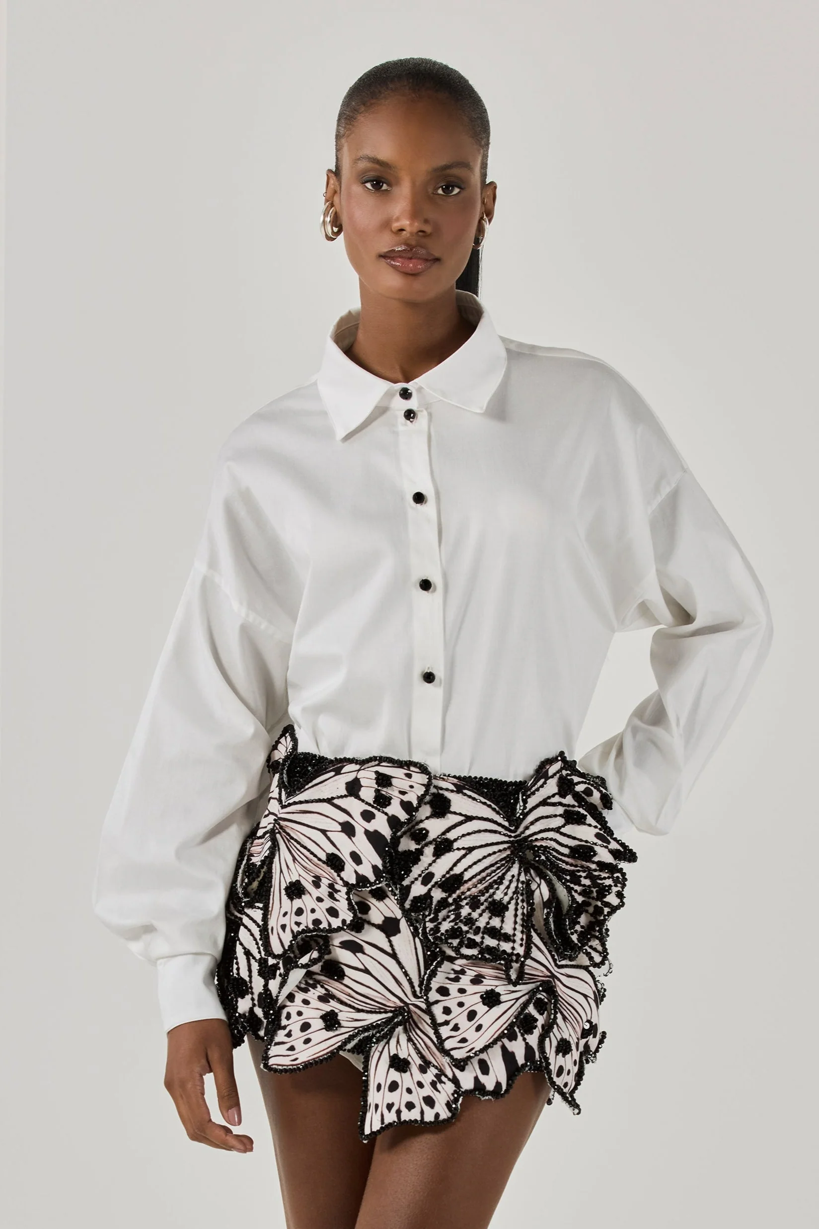 BUTTERFLY MINI SKIRT (RUNWAY)