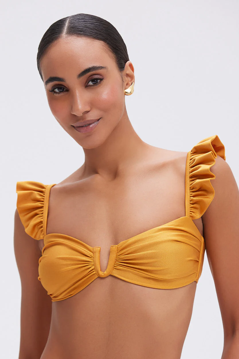 LAGOA LYCRA FLUTTER BIKINI TOP