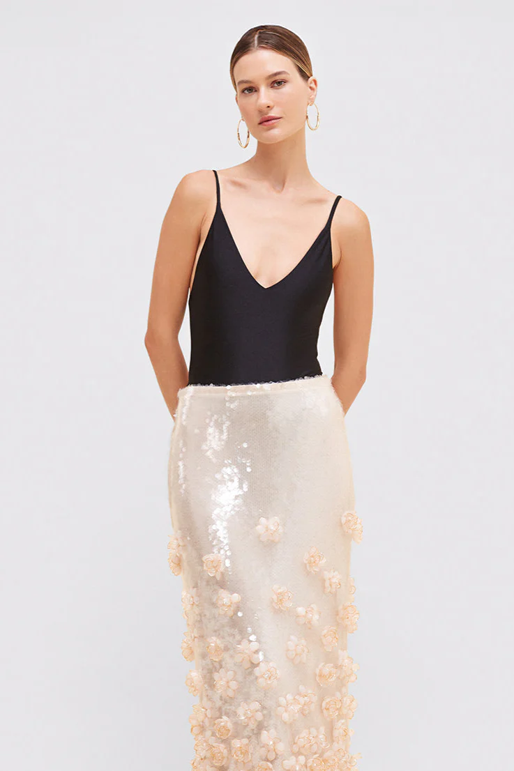 PLUNGE SWIMSUIT (RUNWAY)