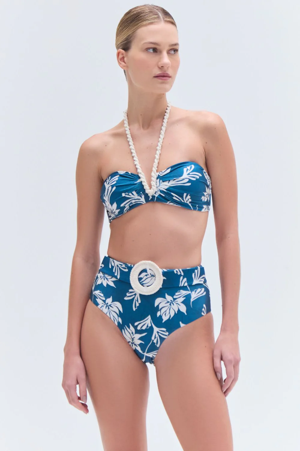ARTICHOKE HIGH WAIST BIKINI BOTTOM