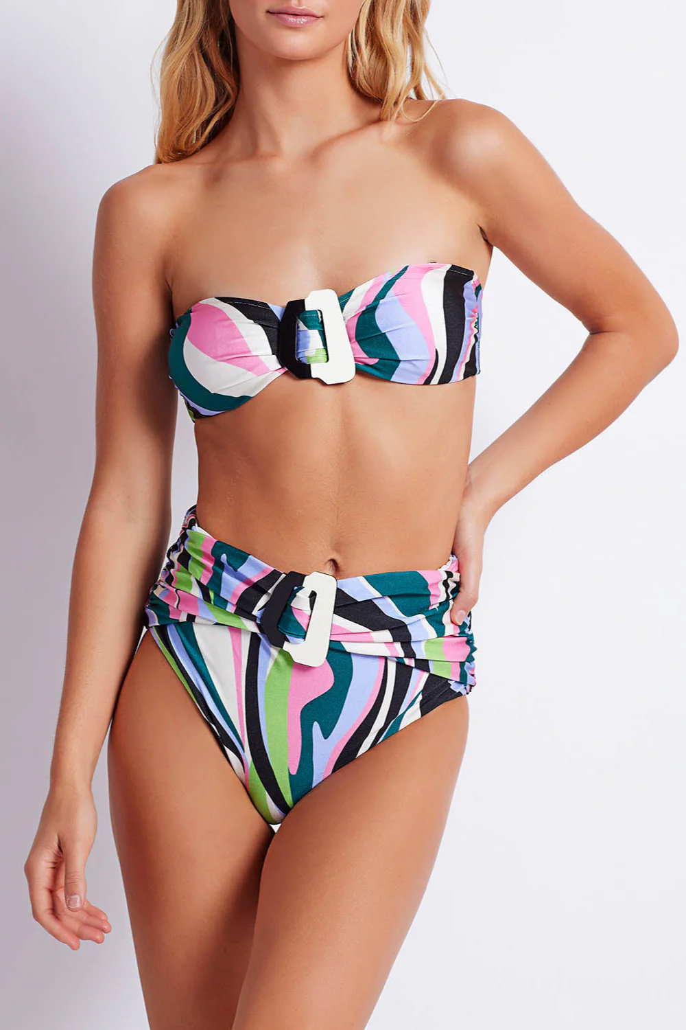 DELOS HIGH WAIST BIKINI BOTTOM