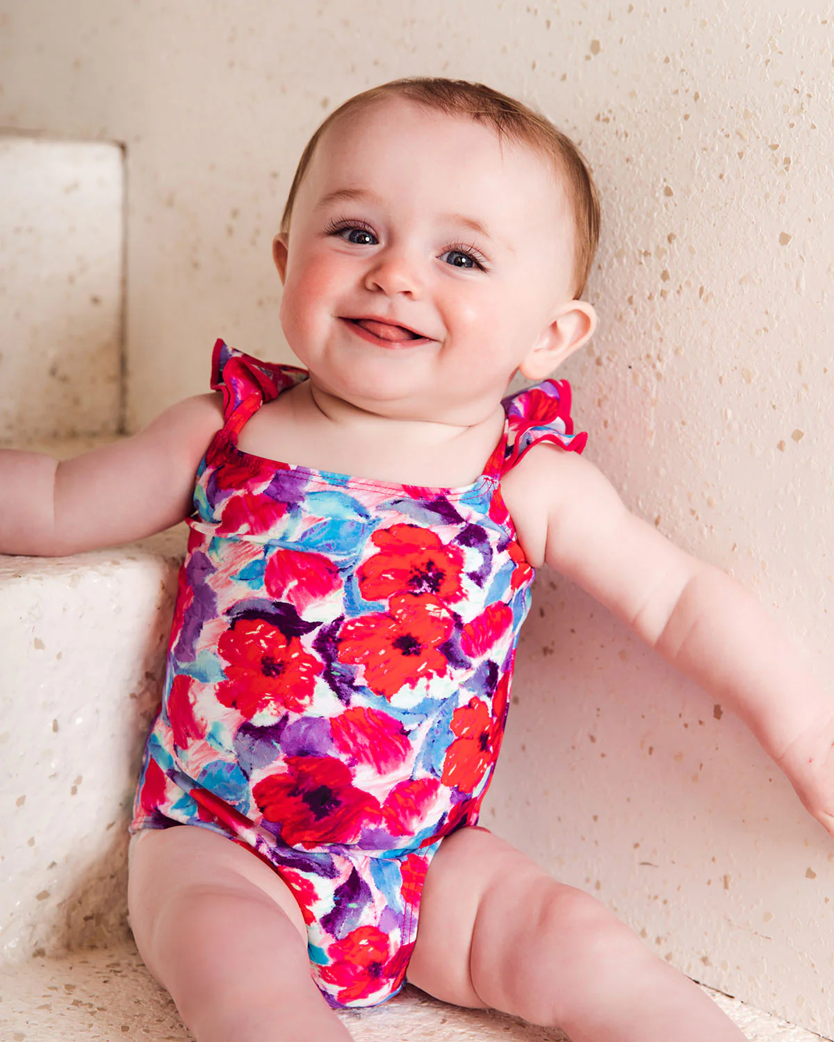 BABY VIOLET RUFFLE SWIMSUIT (FINAL SALE)