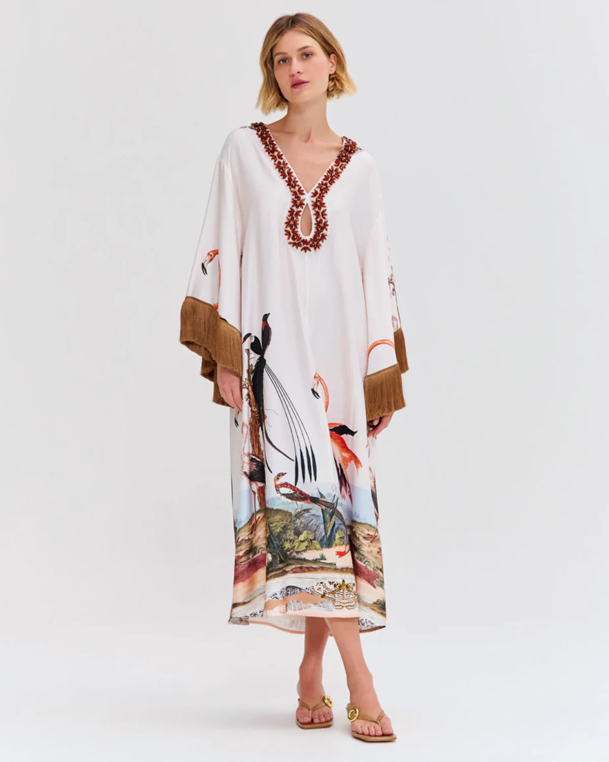 PARADISE LAND MAXI CAFTAN