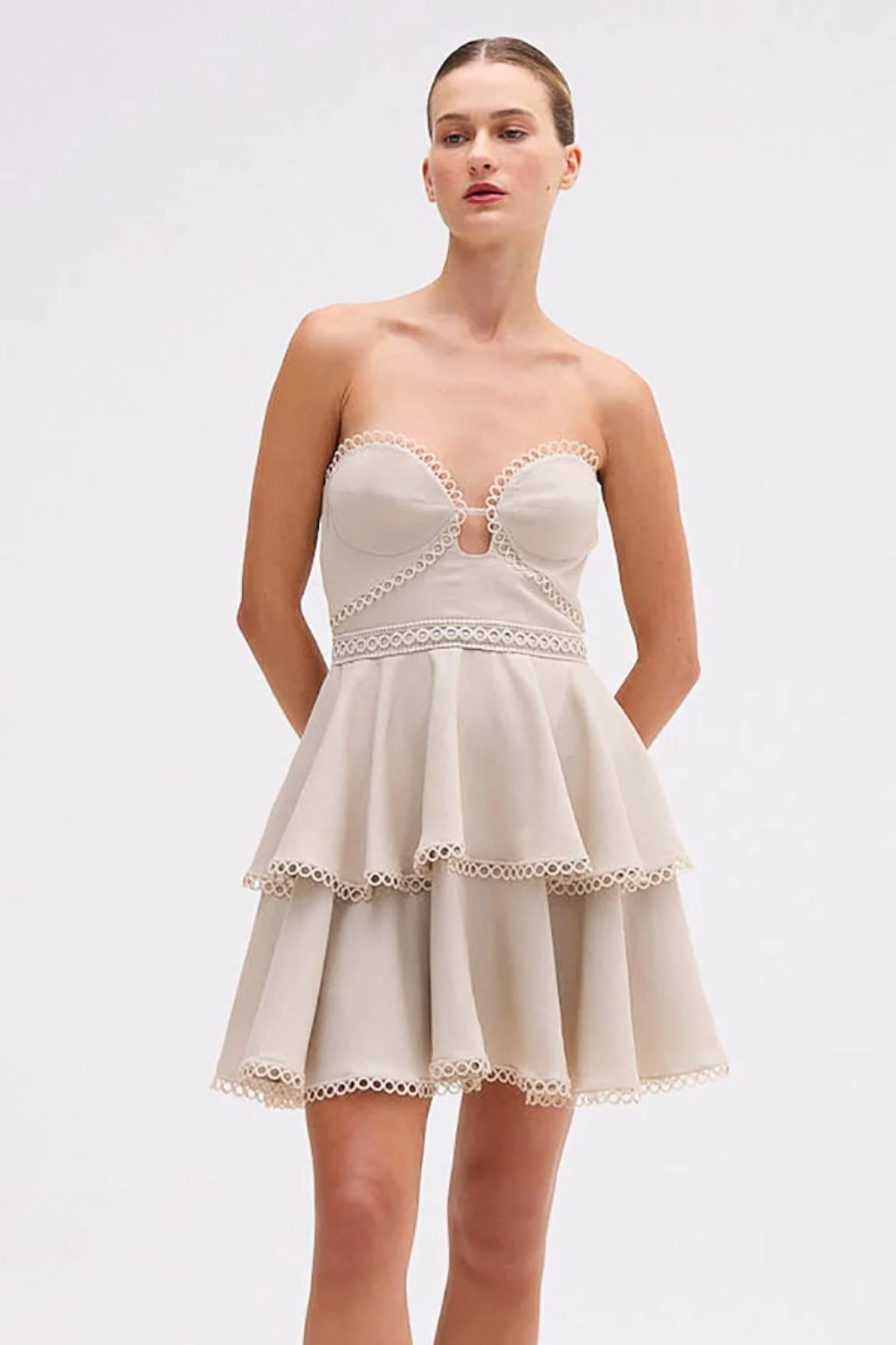 CANDY LINEN MINI DRESS