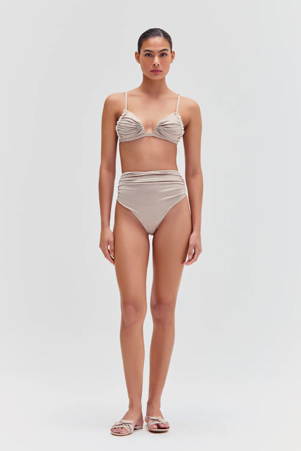 PATBO X CAMILA COELHO DUNE BUZIOS JERSEY HIGH WAIST BIKINI BOTTOM
