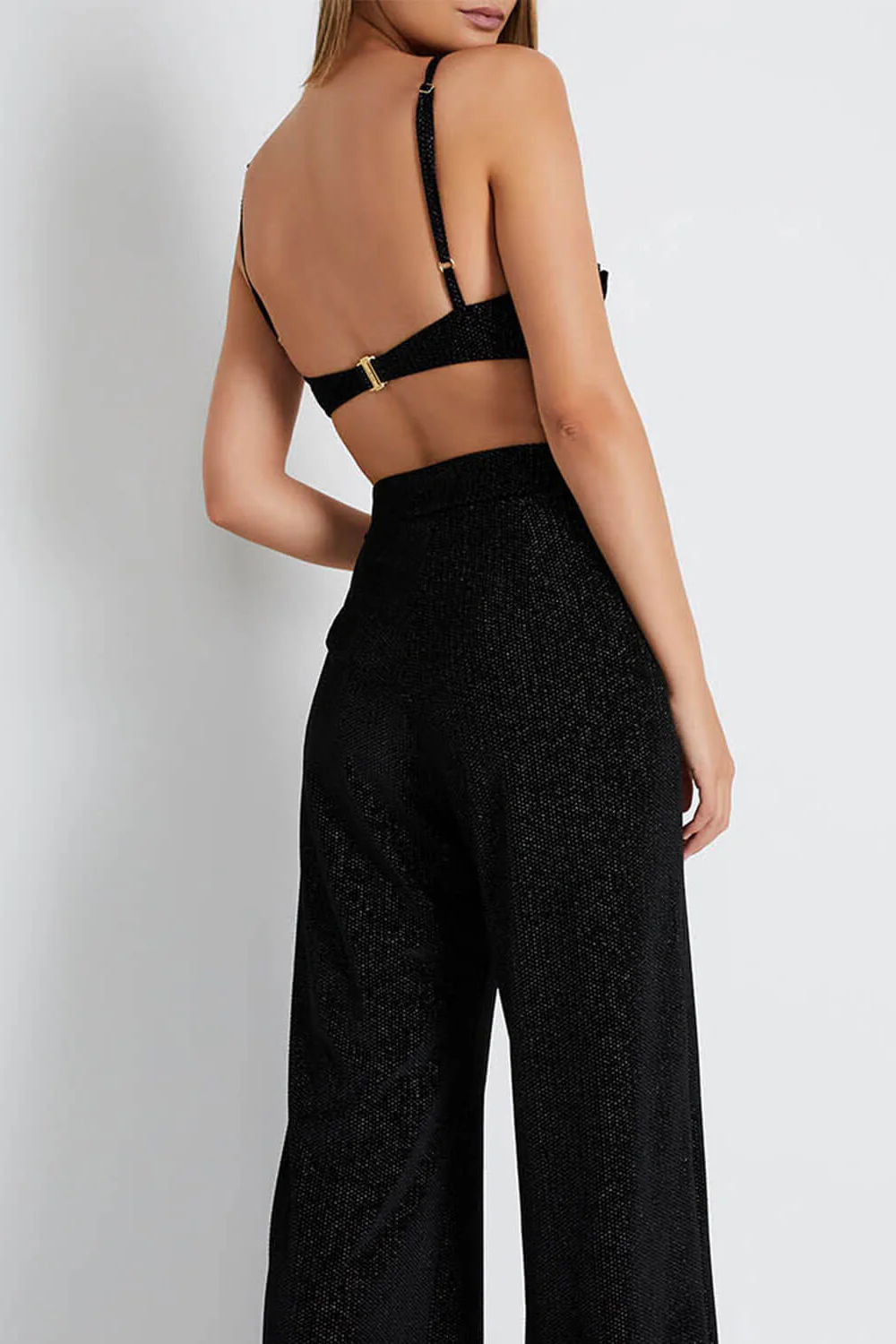 Pleated Satin Bralette Top