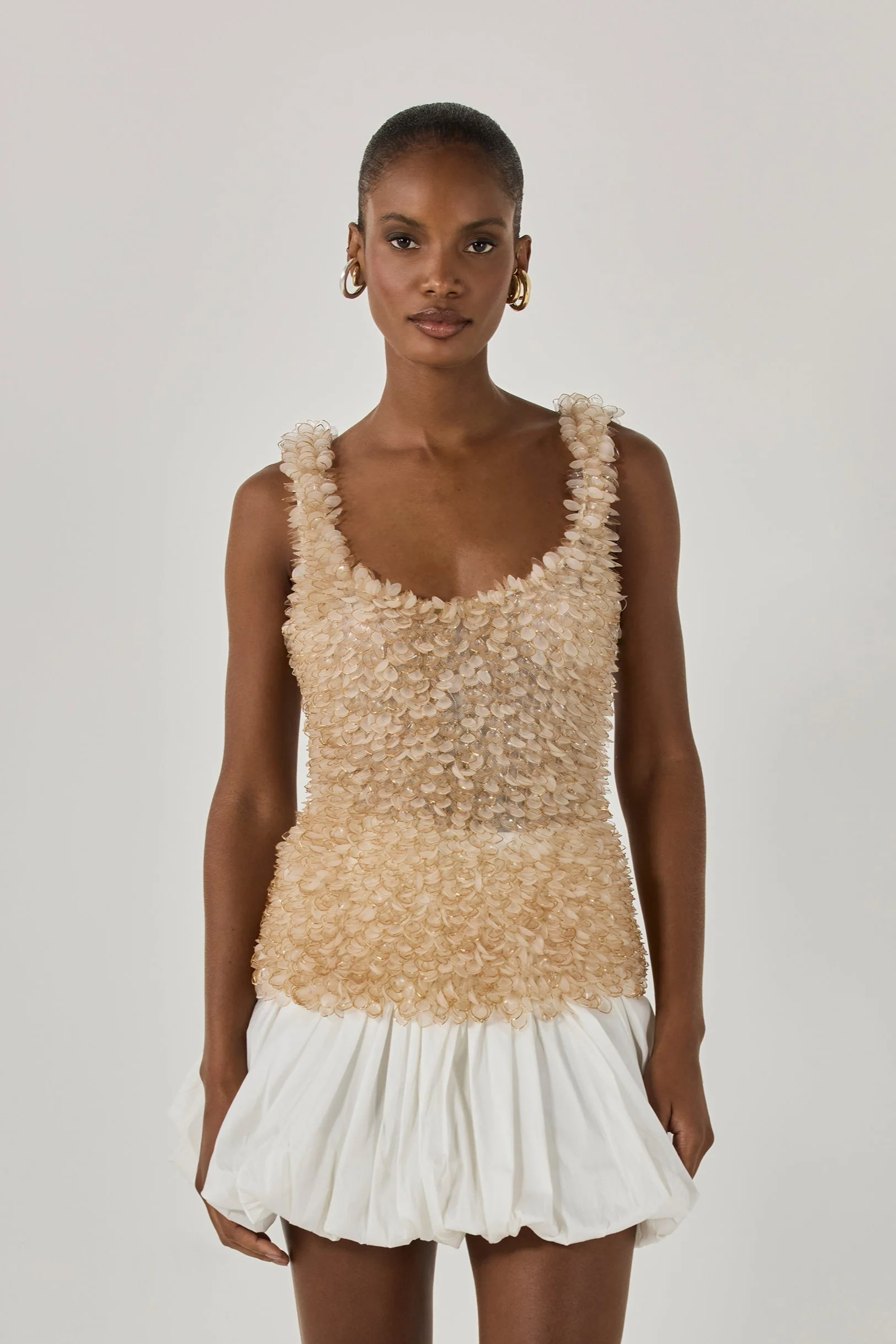 TAFETA MINI SKIRT (RUNWAY)