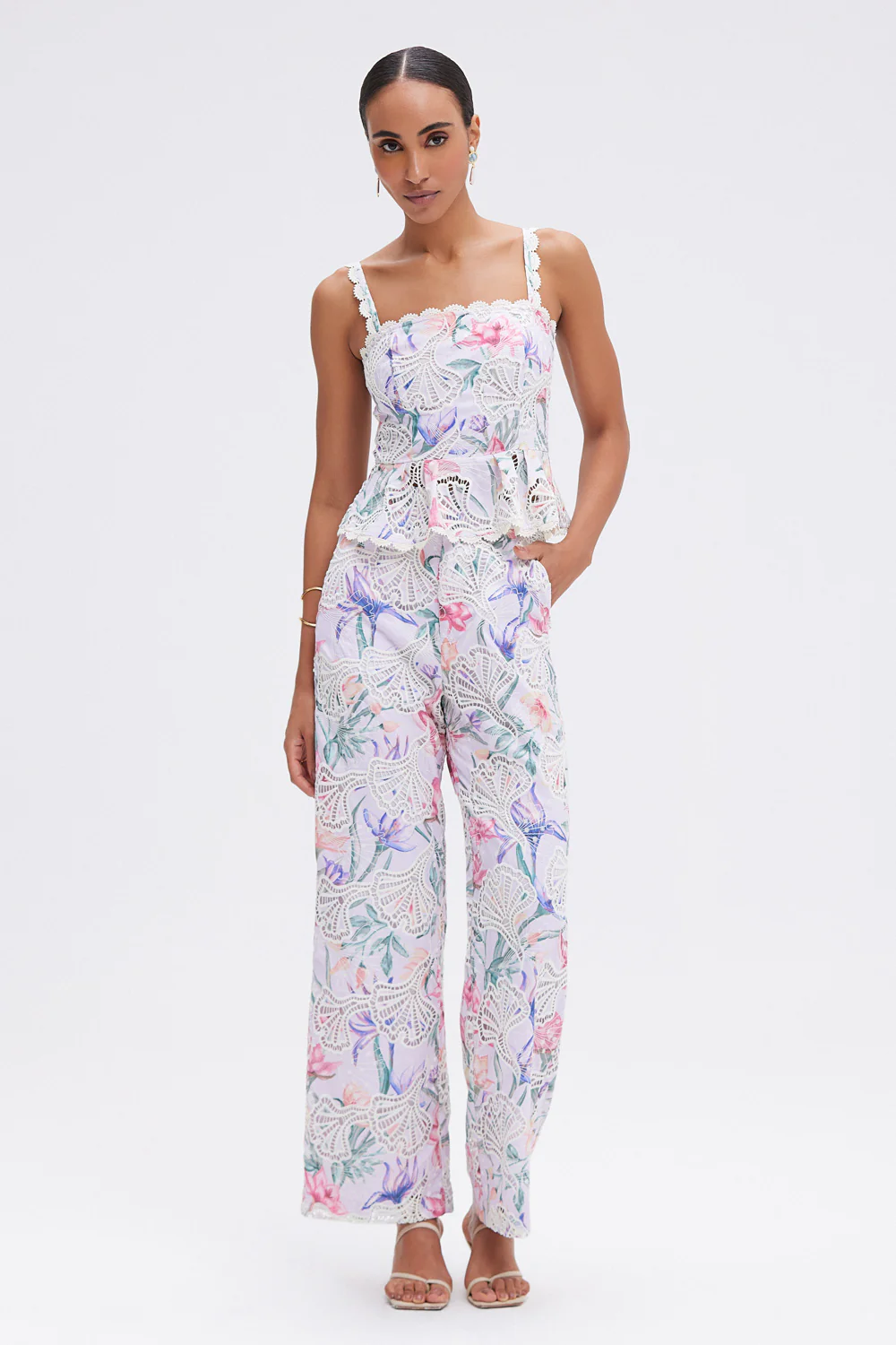 AMARYLLIS EMBROIDERED PANT