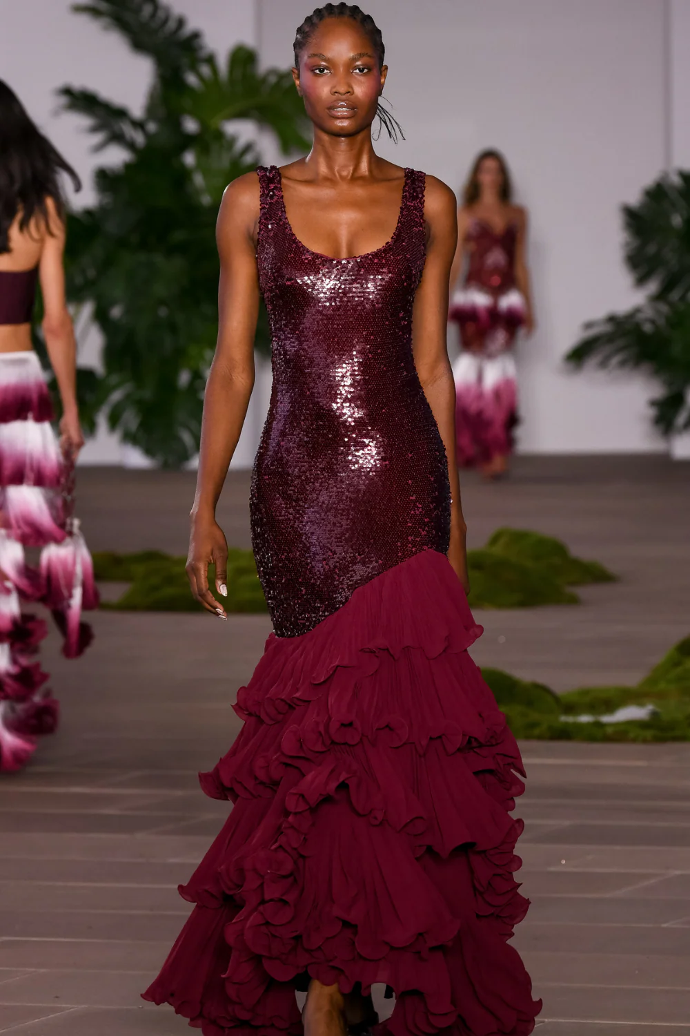 SEQUIN DROP WAIST GOWN (RUNWAY)