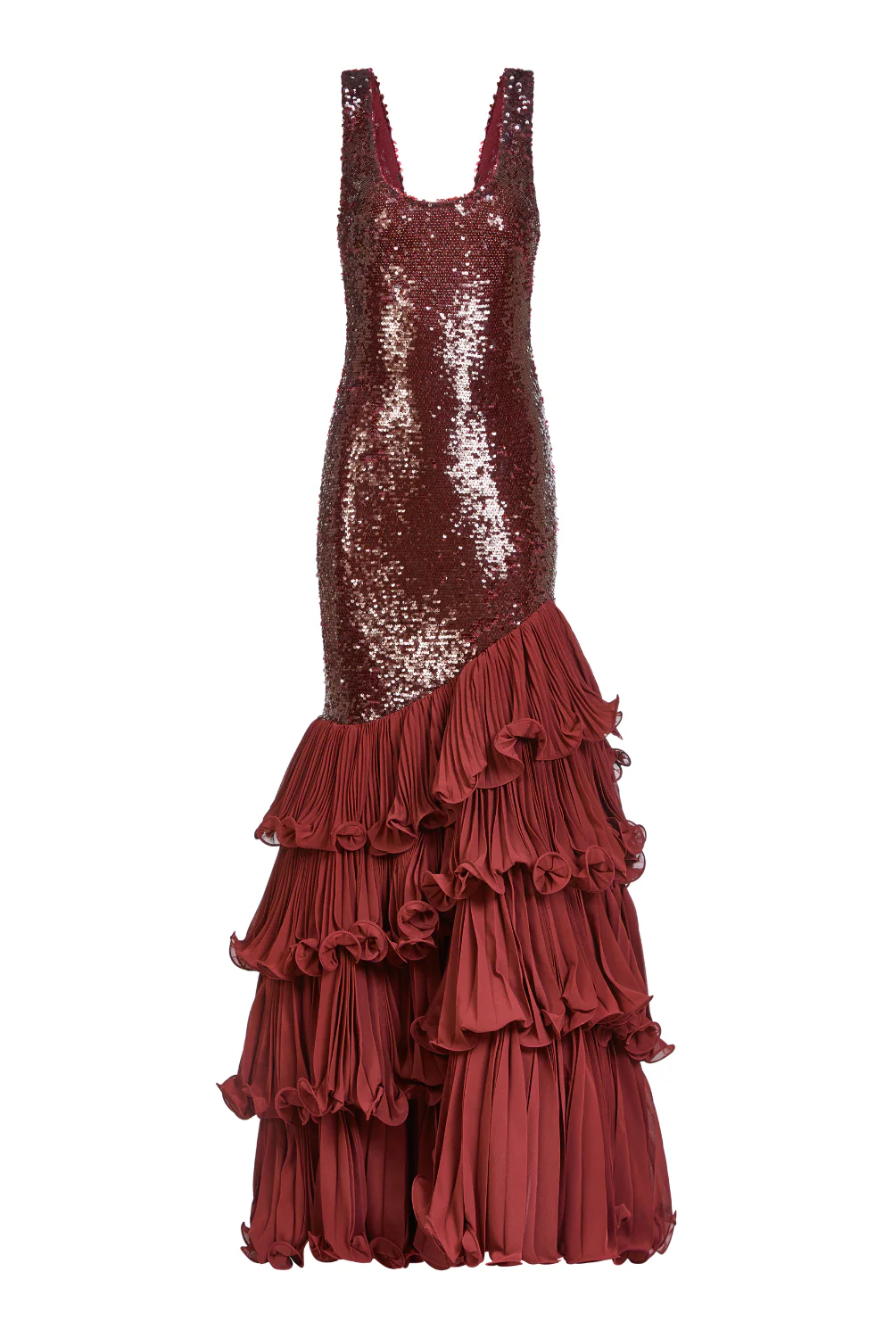 SEQUIN DROP WAIST GOWN (RUNWAY)